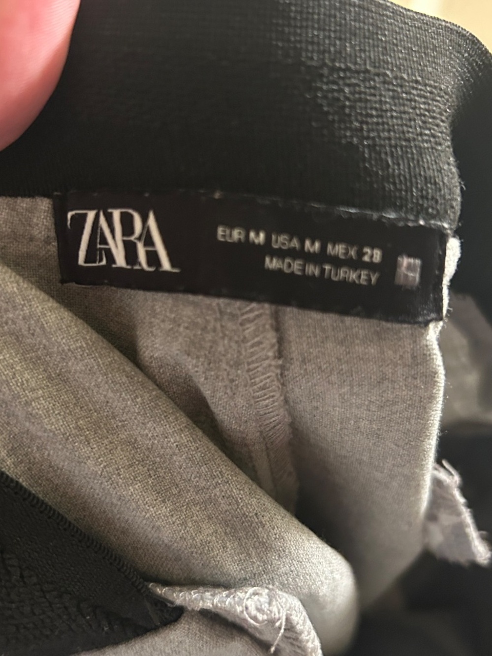 Zara Grey Pencil Dress Pants - Picture 2 of 3